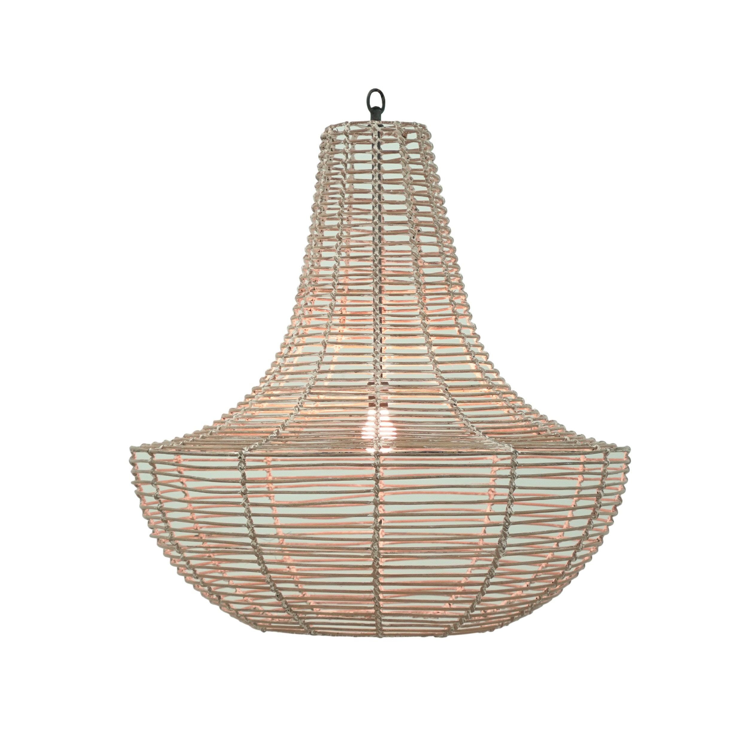 Bramble Metz Rattan Chandelier 