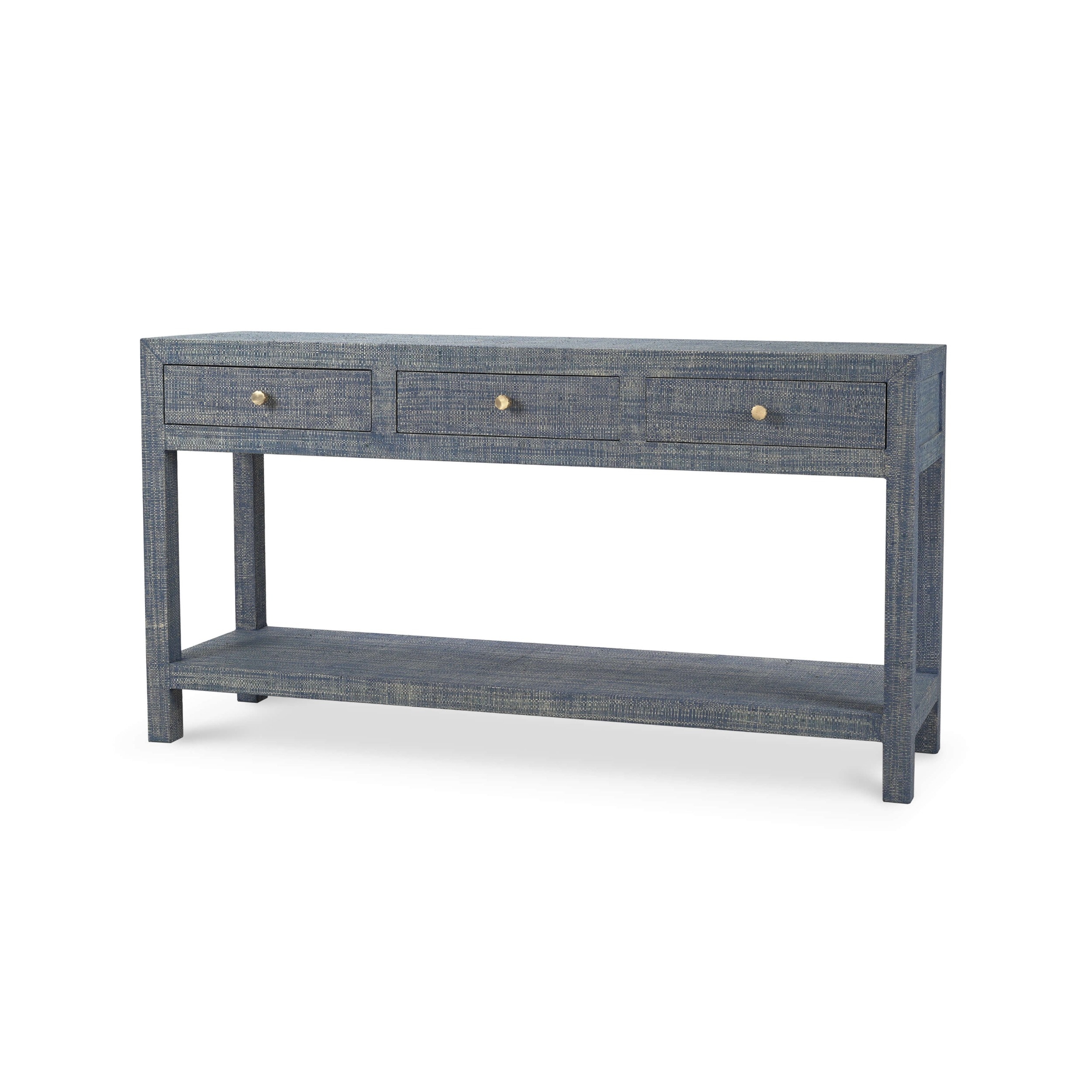 Bramble Kagu Console Table with Raffia 27969