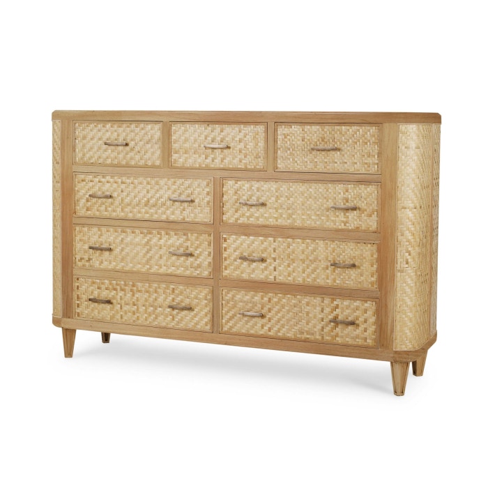 Bramble Lexington 9 Drawer Dresser with Bamboo 28144