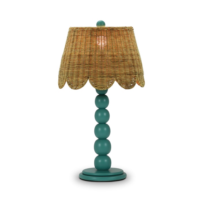 Bramble Cholet Table Lamp with Scalloped Shade 28190