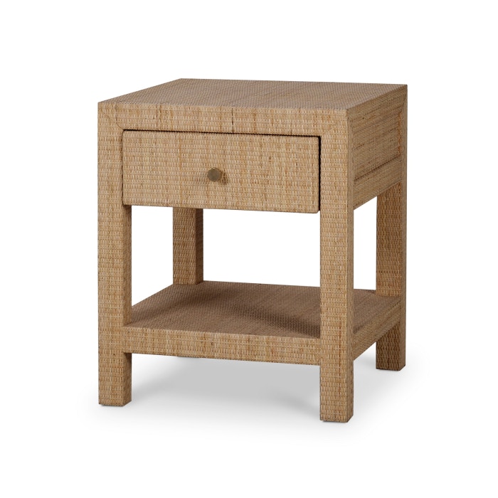 Bramble Kagu 1 Drawer Nightstand with Rattan 28191
