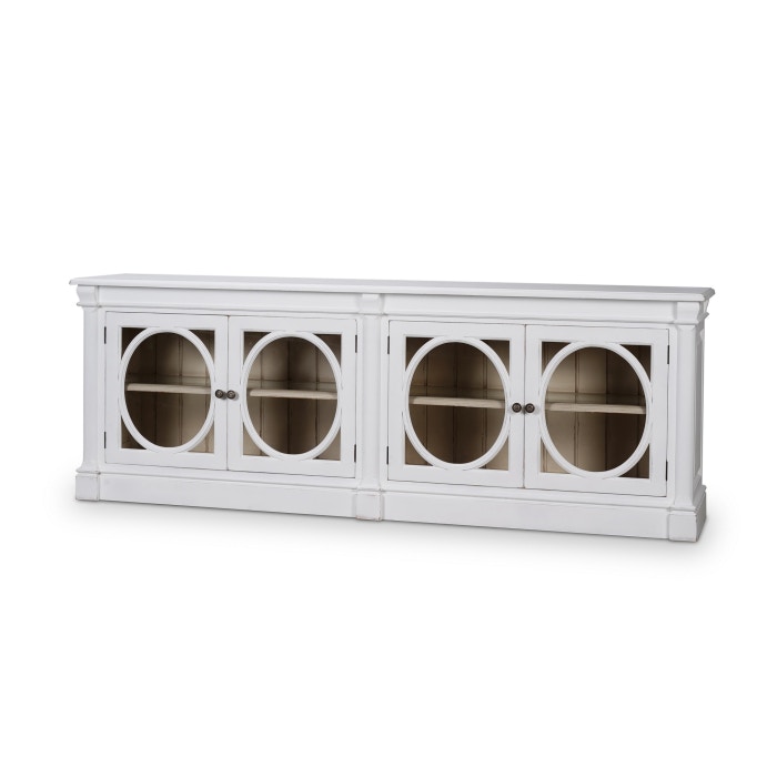 Bramble Fiona 4 Door Buffet with Glass Shelves 28259