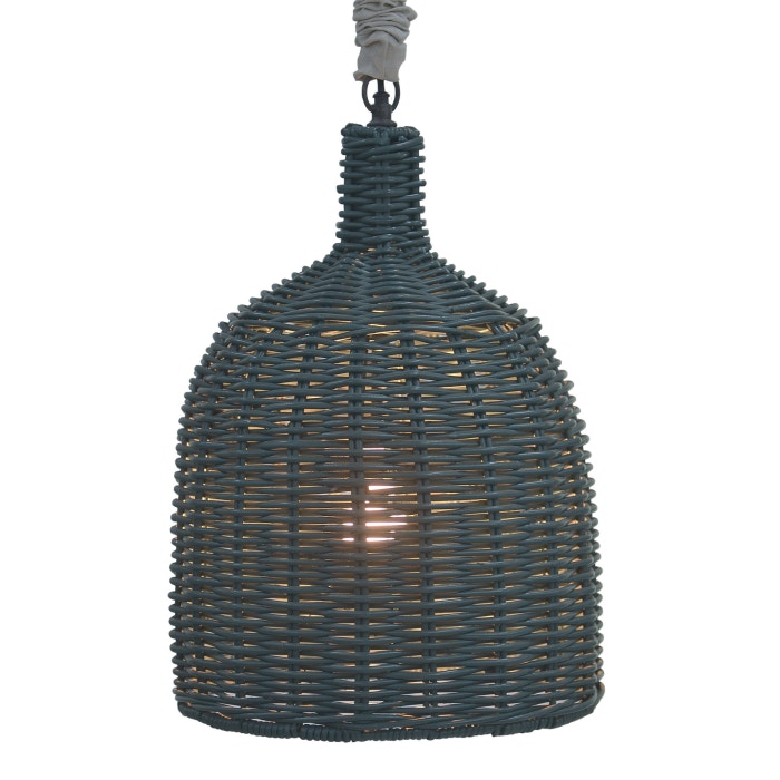 Bramble Bell Rattan Pendant 