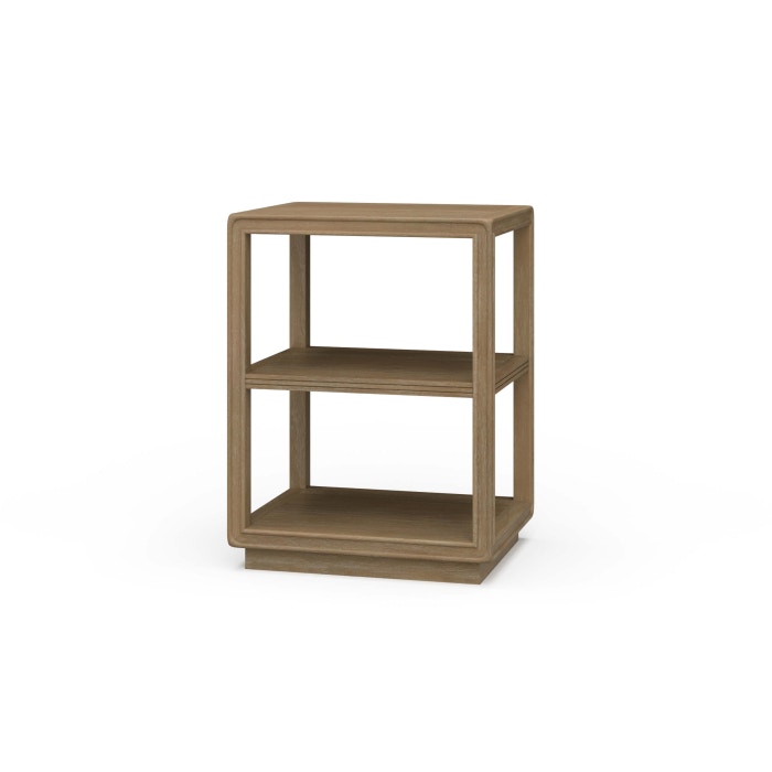 Bramble Cohan End Table with Wood Shelf 
