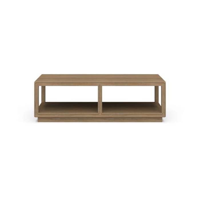 Bramble Cohan Coffee Table with Wood Shelf 
