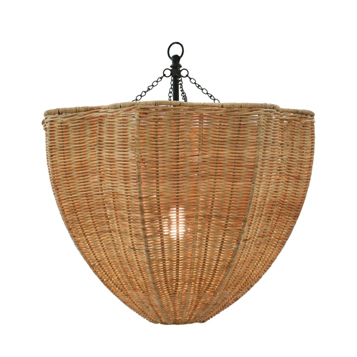 Bramble Nantucket Rattan Pendant 