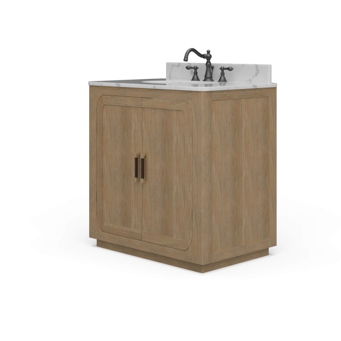 Bramble Corte Single Vanity with Sink and Marble Top 28598