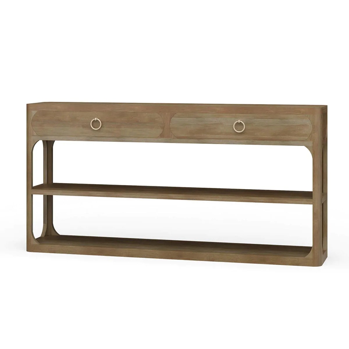 Bramble Corte Open Console Table with 2 Drawers 28708