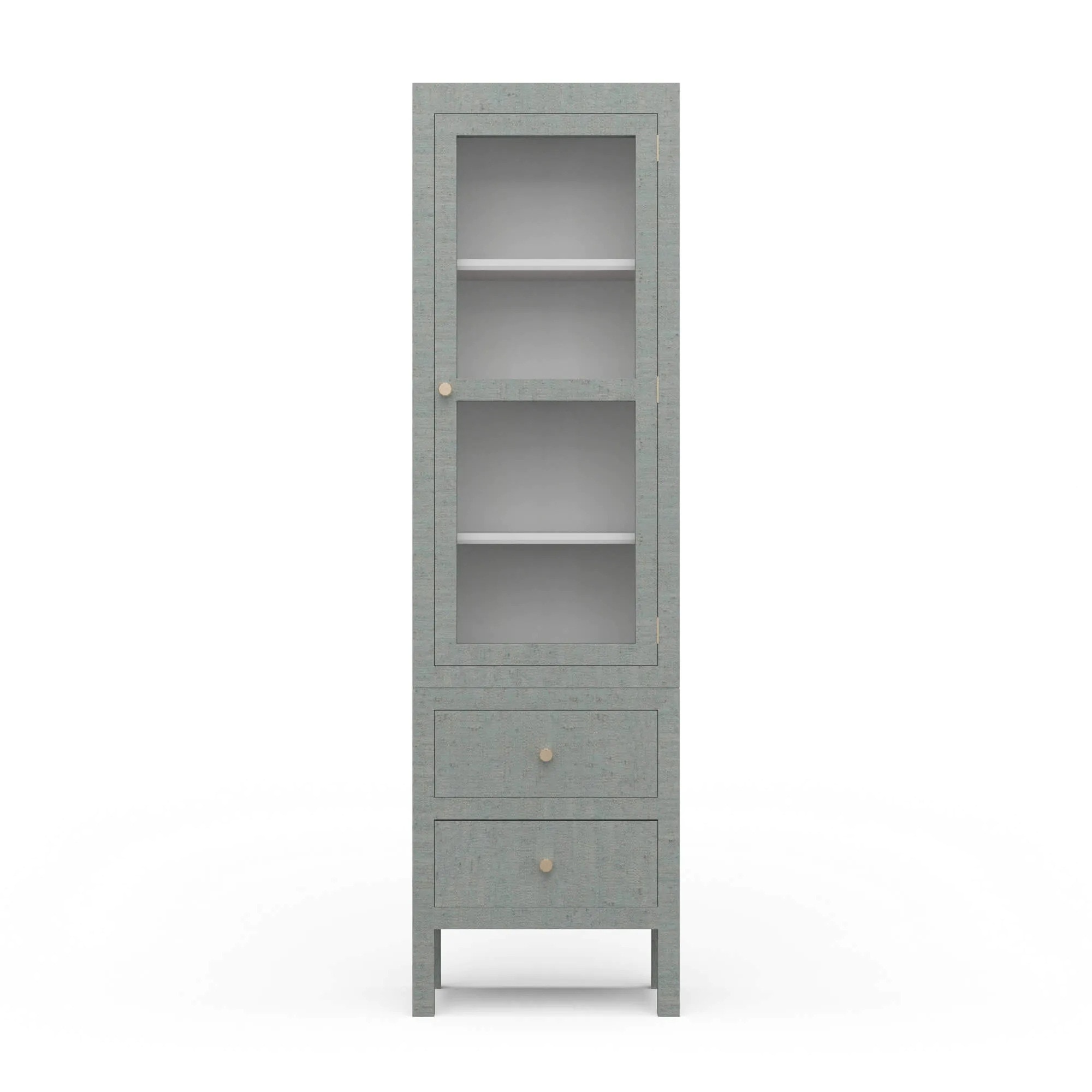Bramble Kagu Tall Cabinet Wrapped in Raffia 28719