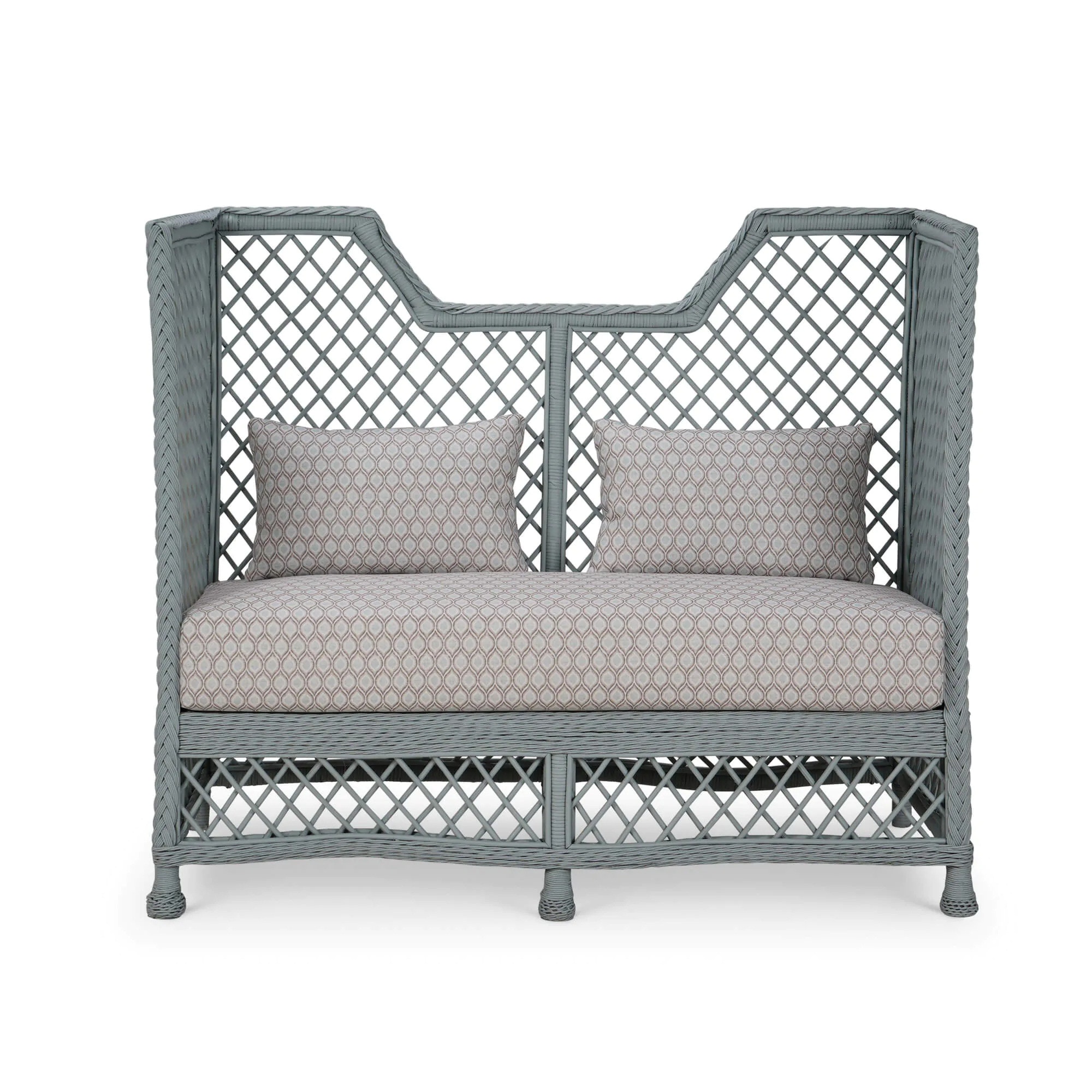 Bramble Rabana High Back Rattan Loveseat 28727