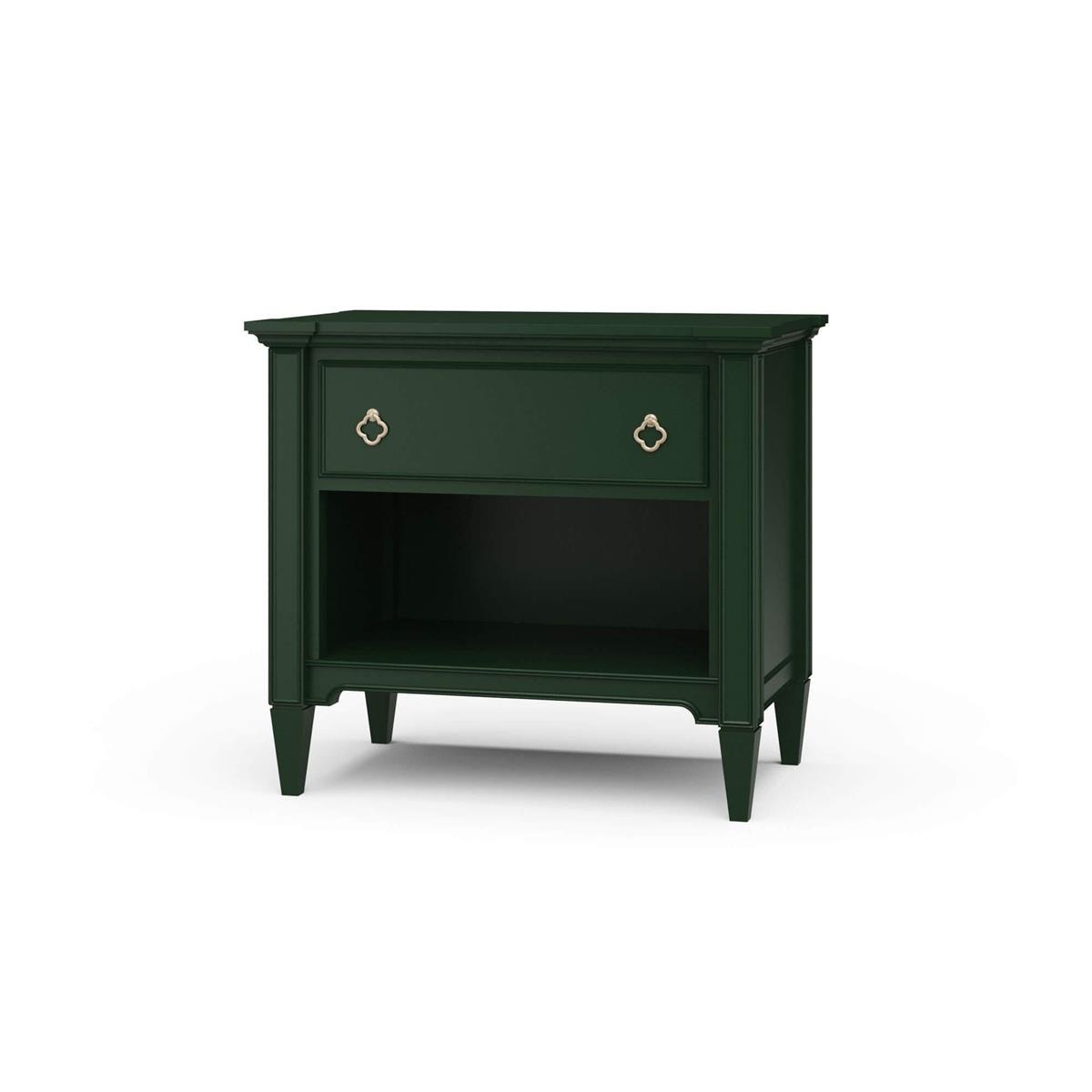 Bramble Chinois Nightstand w/ Drawer & Open Shelf 29198