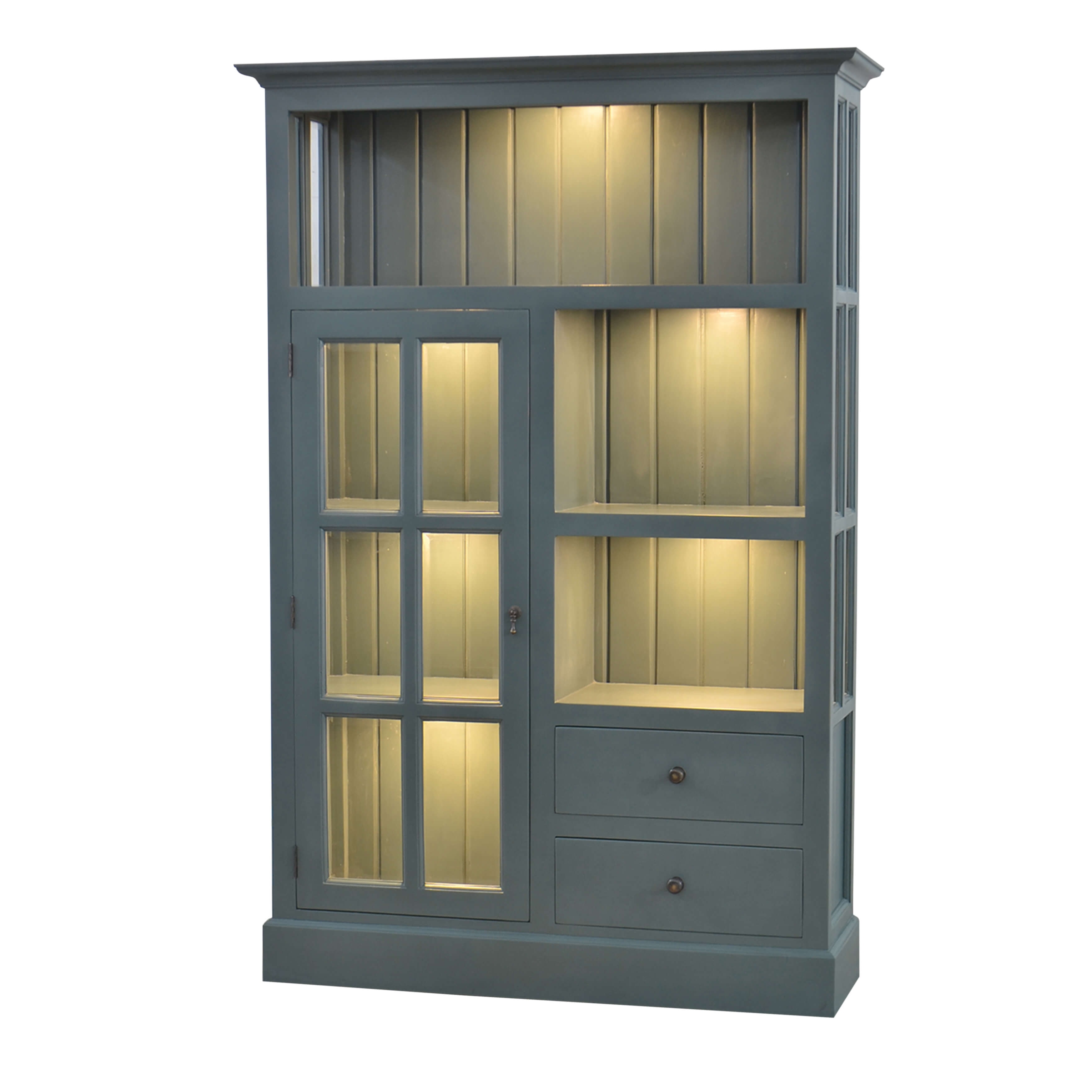 Bramble Cape Cod Kitchen Single Door Cupboard with 6 LED 61822