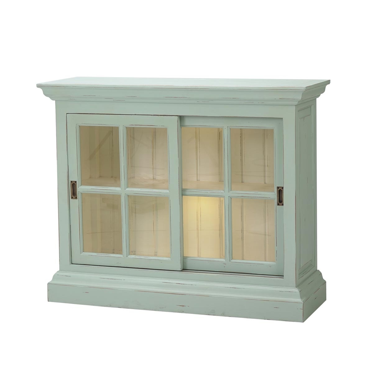 Bramble English Short Bookcase with 2 LED 