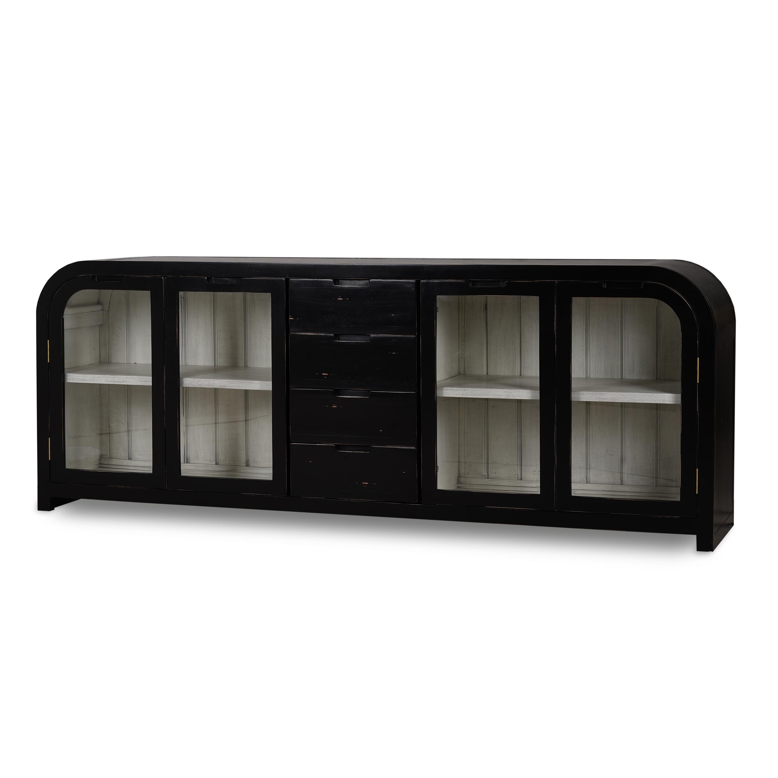 Bramble Richmond 4 Door Sideboard with Glass 76624