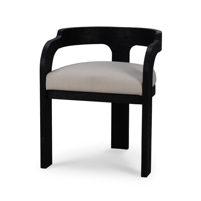 Bramble Momo Dining Chair with Wooden Back 