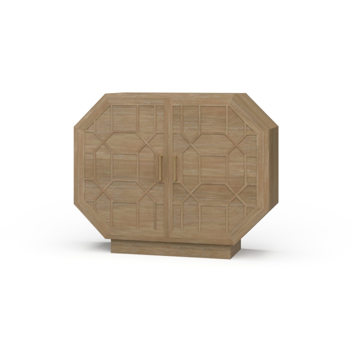 Bramble Little Hampton Display Cabinet with Wooden Doors 76776