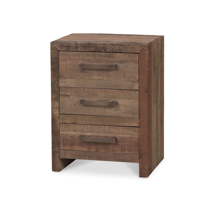 Bramble Tuscan Three Drawer End Table - Teak 85155