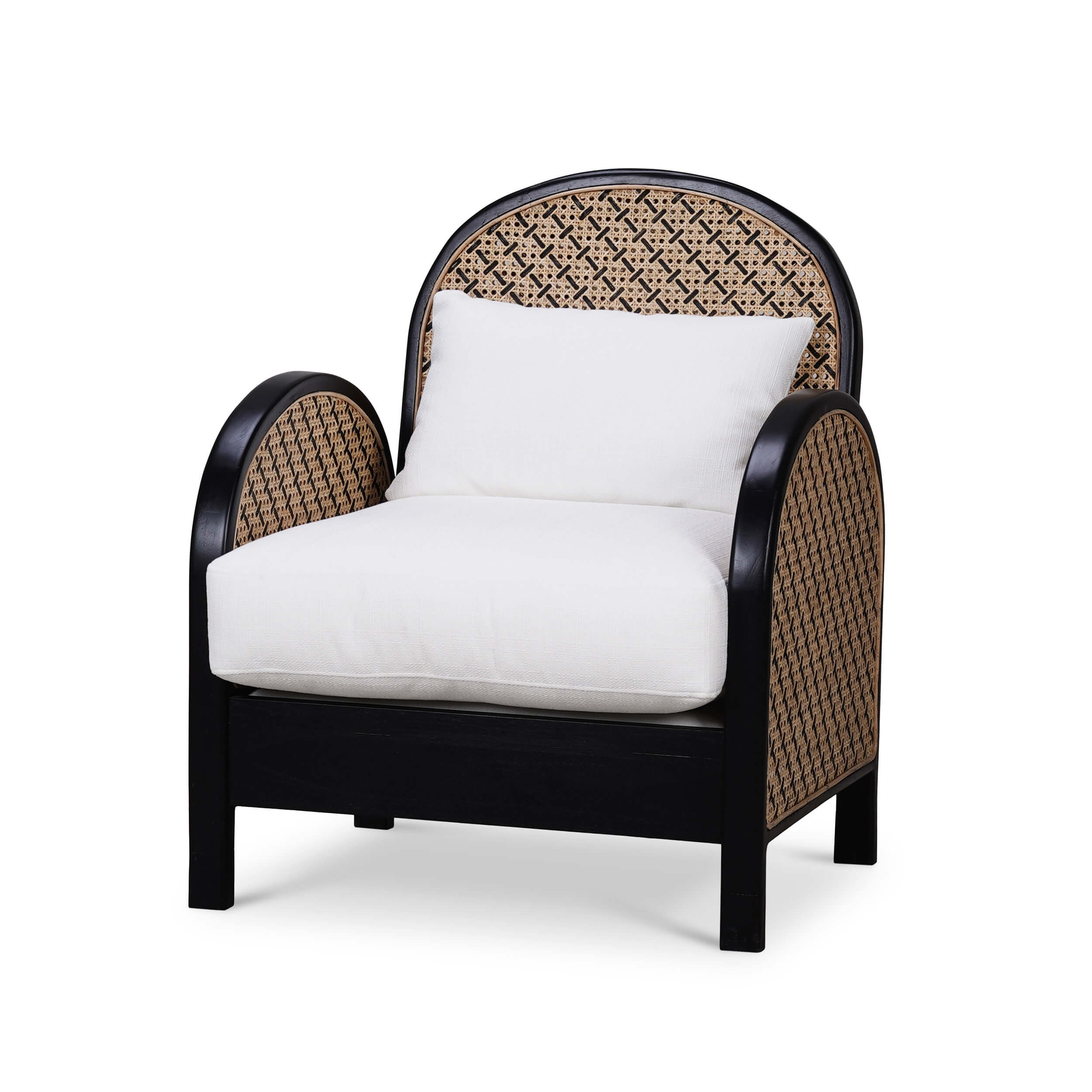 Bramble Serenity Arm Chair with Rattan - Teak 85213