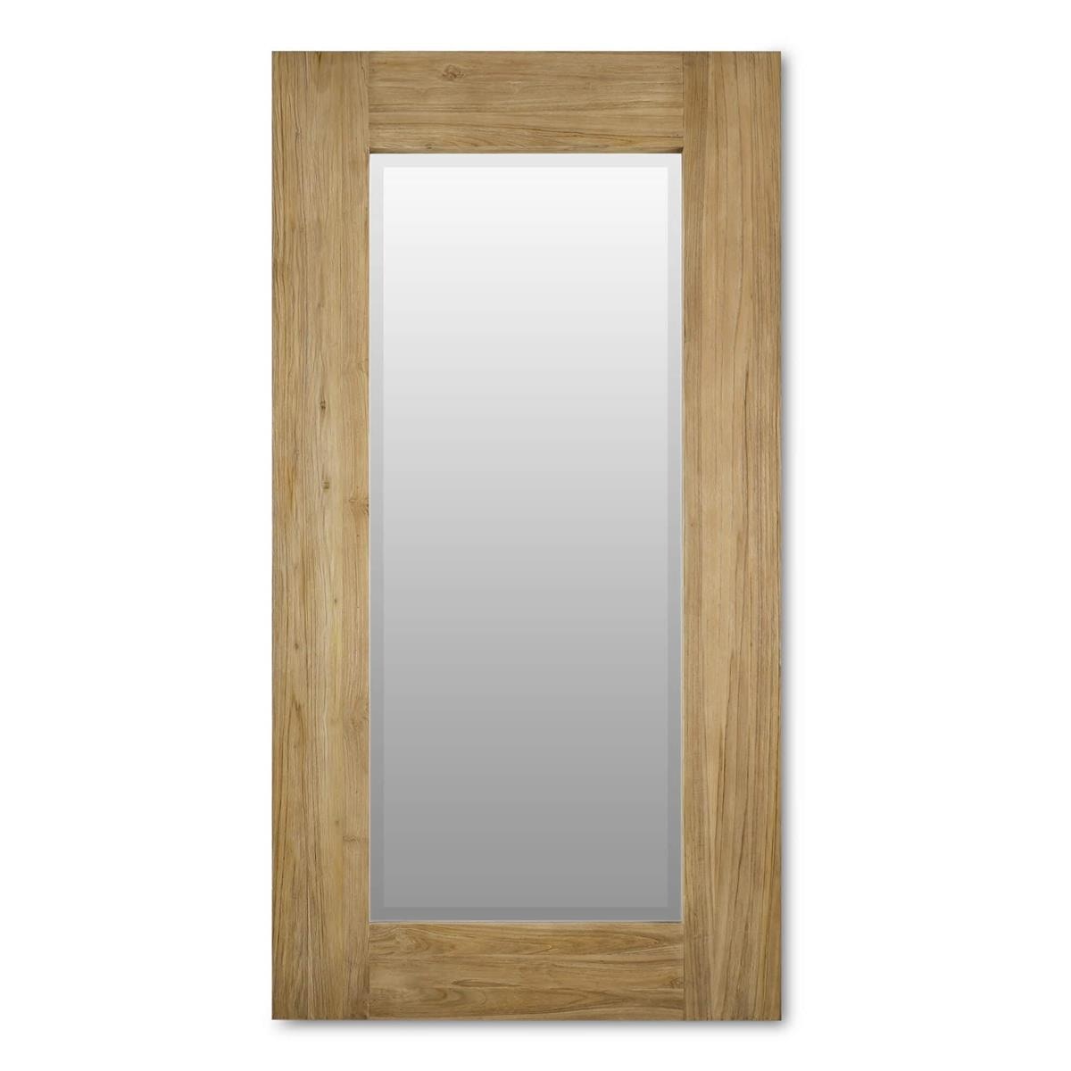 Bramble Tuscan Rustic Distressed Large Mirror - Teak 85292