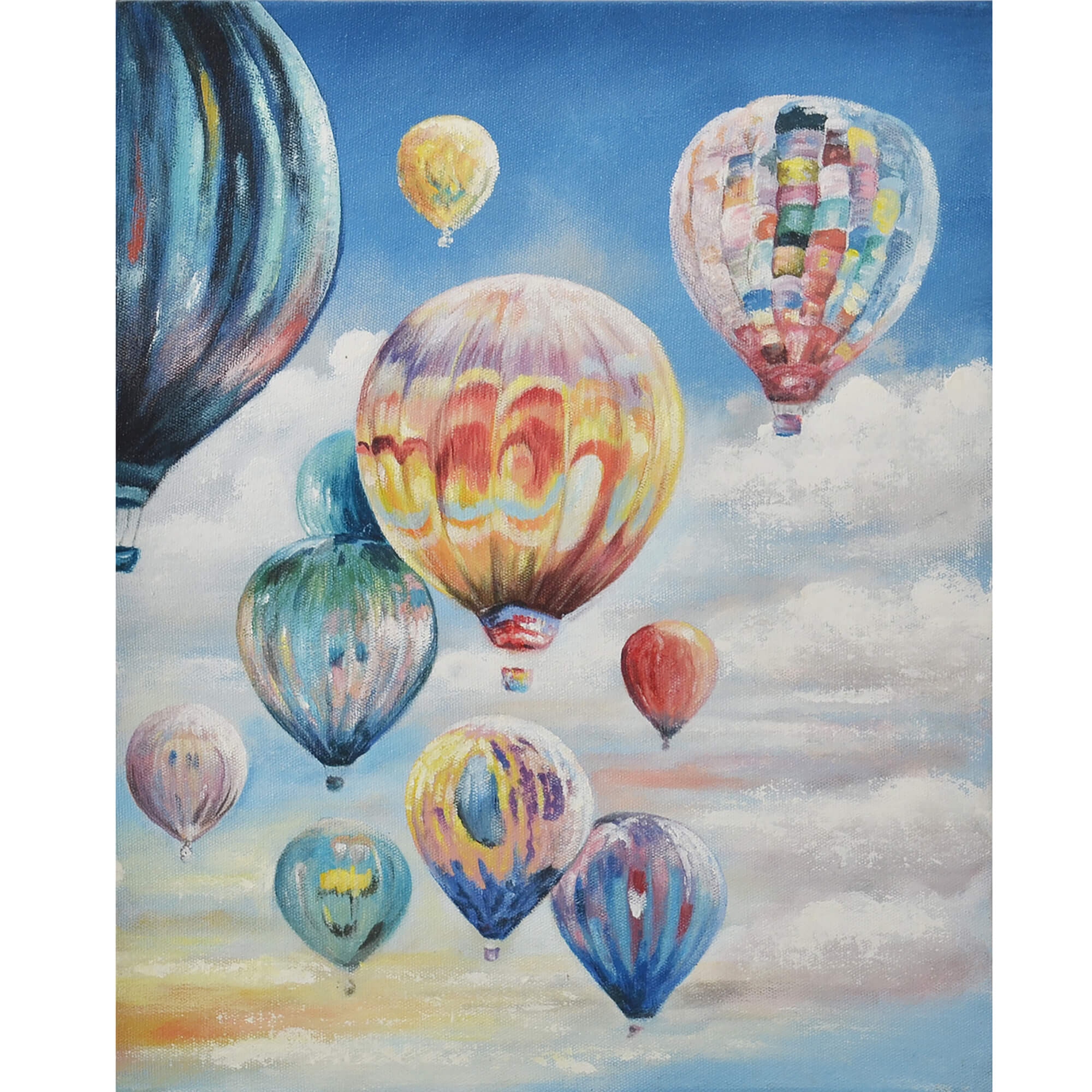 Bramble Air Balloon on Canvas 16 x 20 with Frame C1002