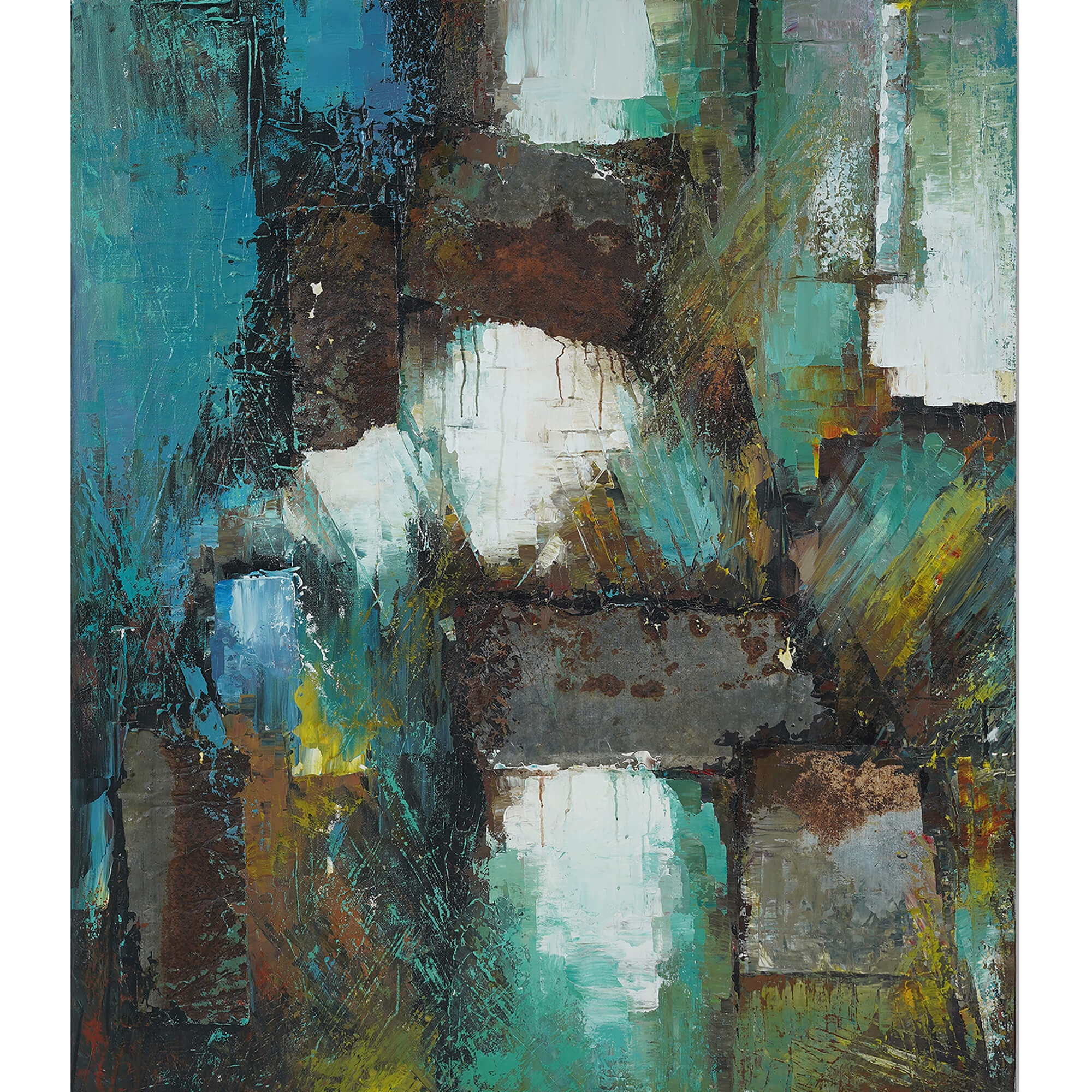 Bramble Tin Star on Canvas 16 x 20 with Frame C1020