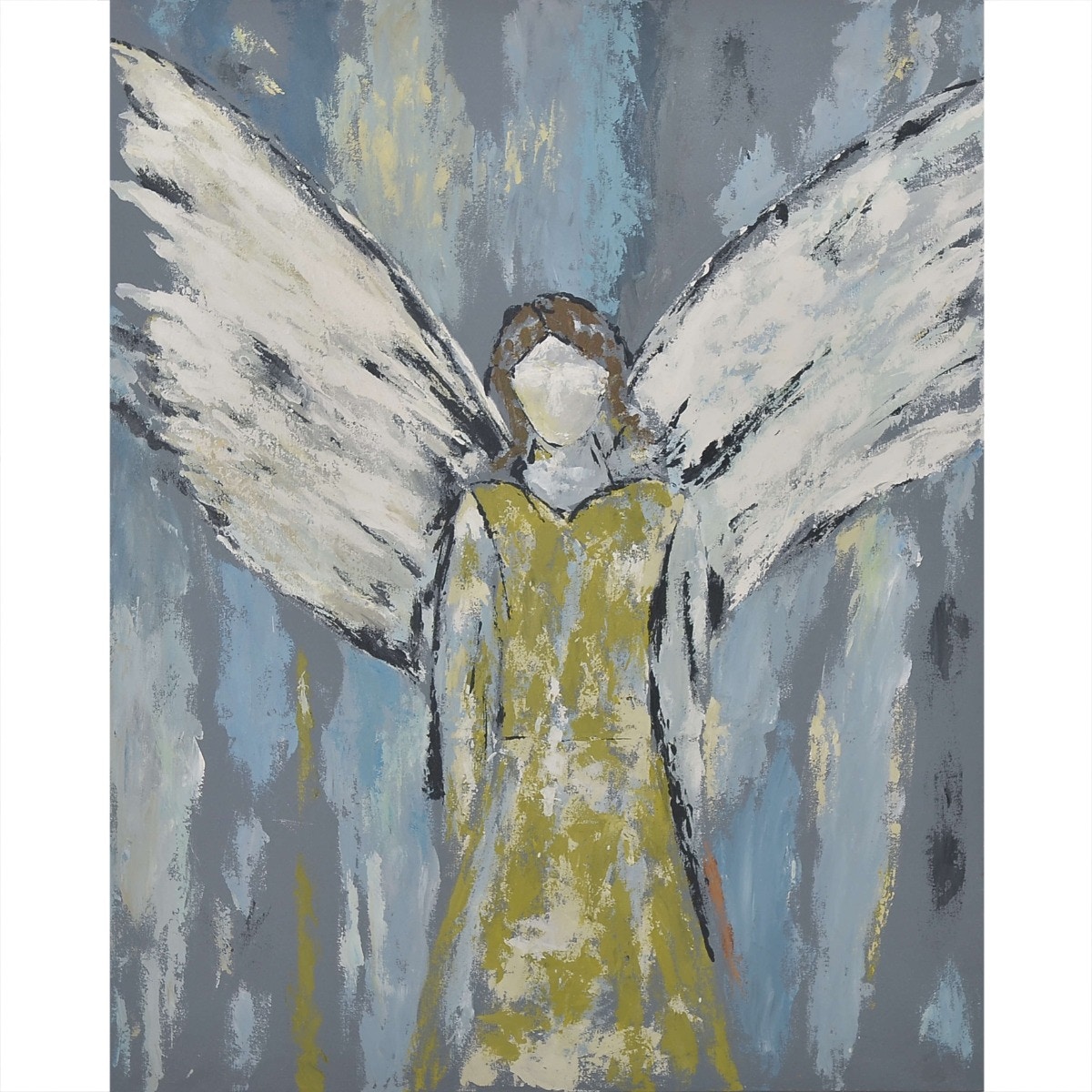  Angel on Canvas 16 x 20 with Frame 