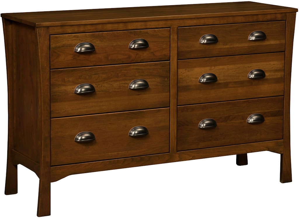 Borkholder Furniture Bedroom Lansing Low Dresser 43 1701xxx