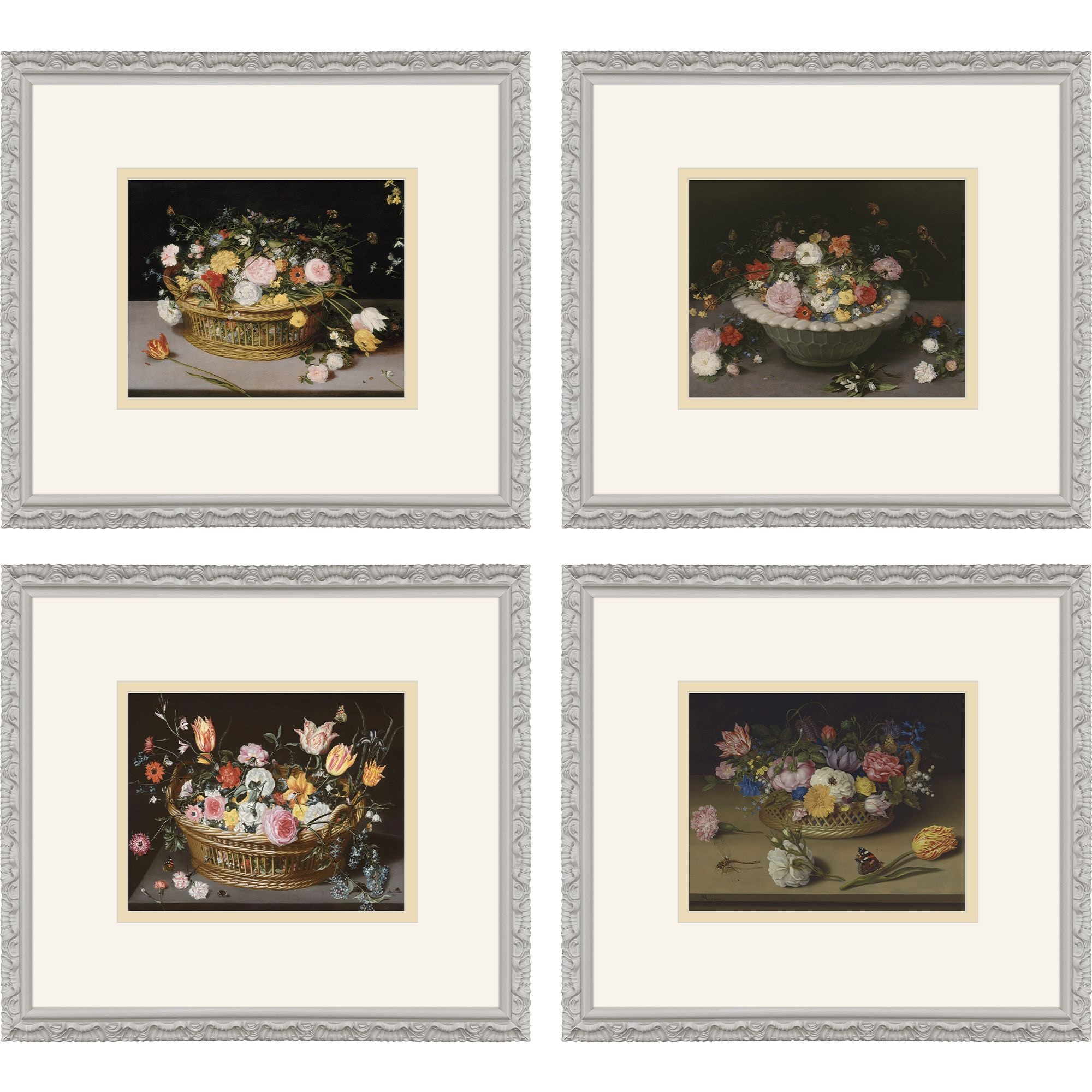 Still Life Flowers S/4 PPG33355