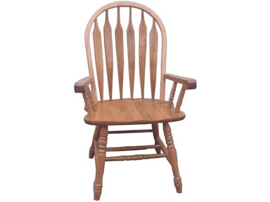 Tennessee Enterprises Colonial Windsor Blowback Arm Chair 3126H