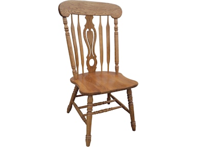 Tennessee Enterprises Colonial Key Hole Side Chair 4125H