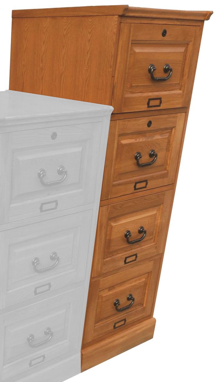 Tennessee Enterprises Home Office 4 Drawer File Cabinet 8841h