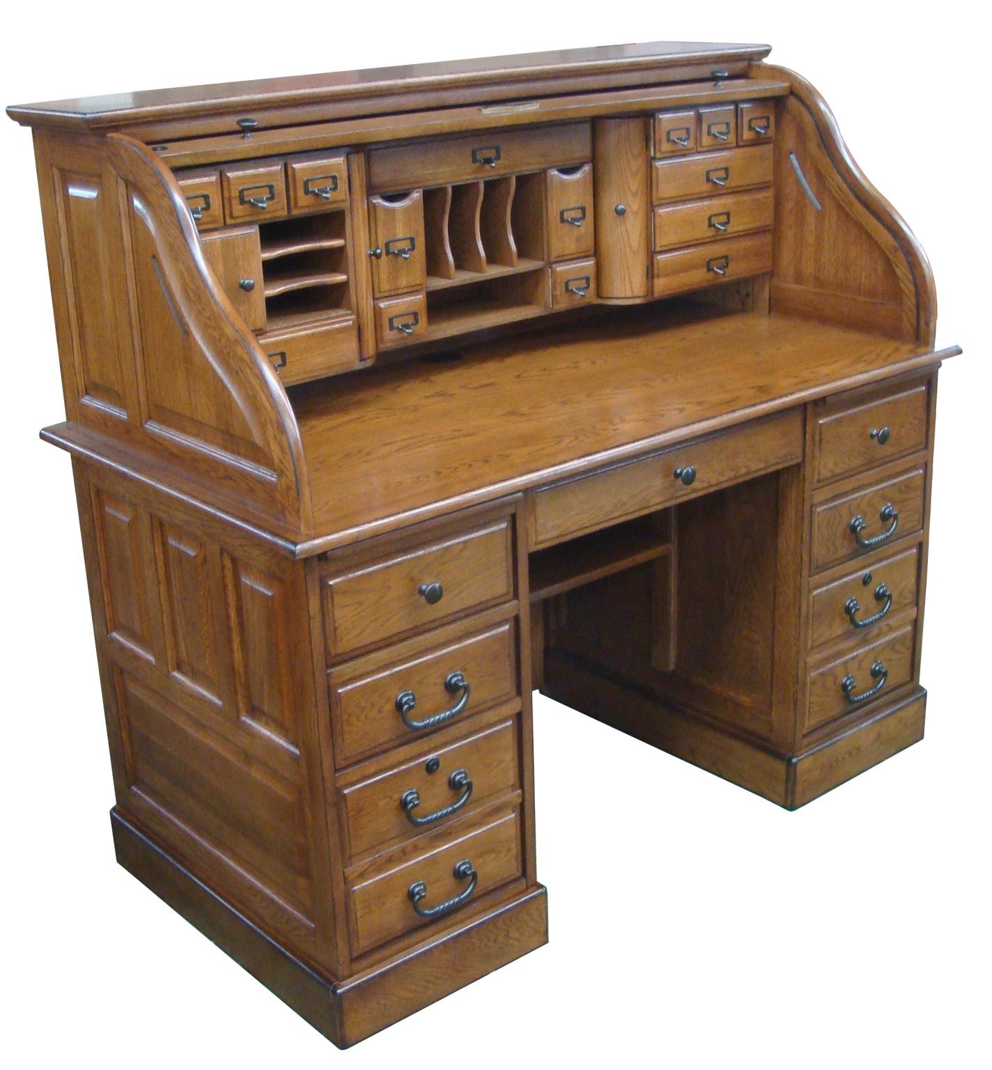Tennessee Enterprises Home Office 54 Inches Deluxe Roll Top Desk