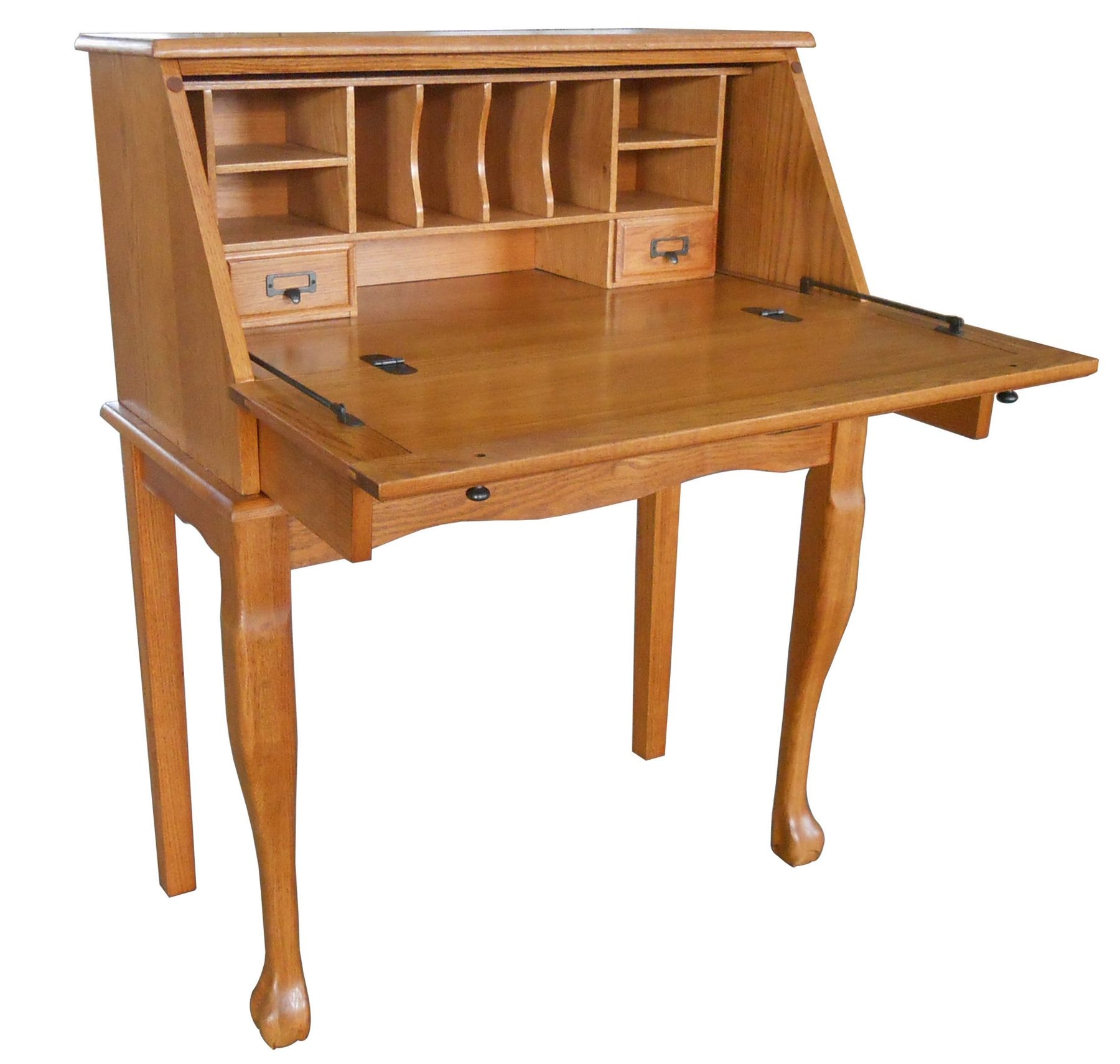 Drop leaf secretary deals desk