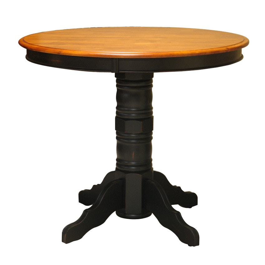 36 inch high pedestal table base