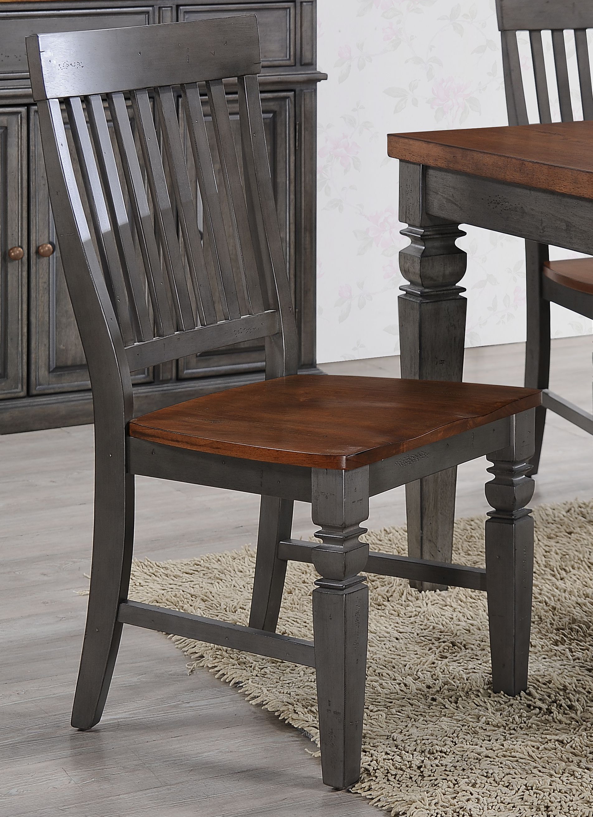 Tennessee Enterprises Casual Dining St.Pete Slatback Side Chair