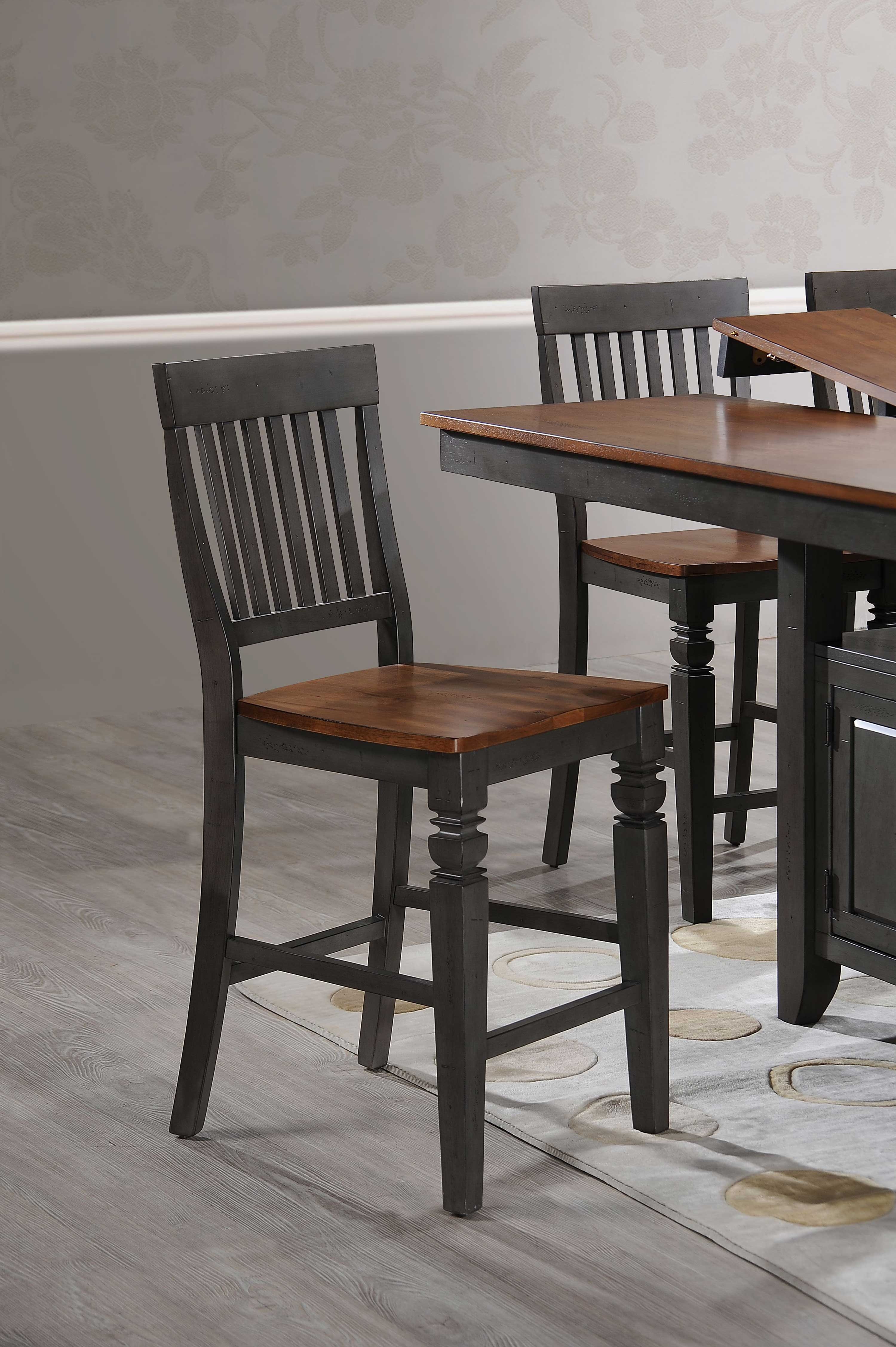 Tennessee Enterprises Casual Dining St. Pete Slat Back 24 Inch Barstool