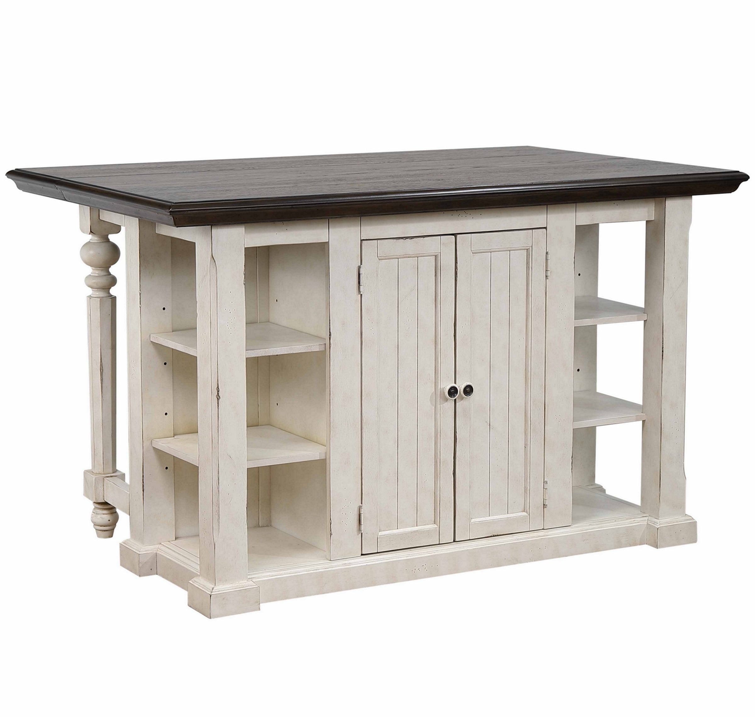 Tennessee Enterprises Vintage Estates Kitchen Island with 13 Inch Drop Leaf VE3860VE