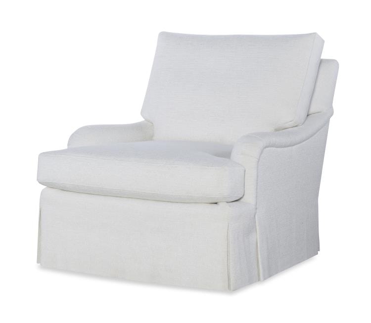 Highland House Sills Skirted Swivel Chair 1541SW