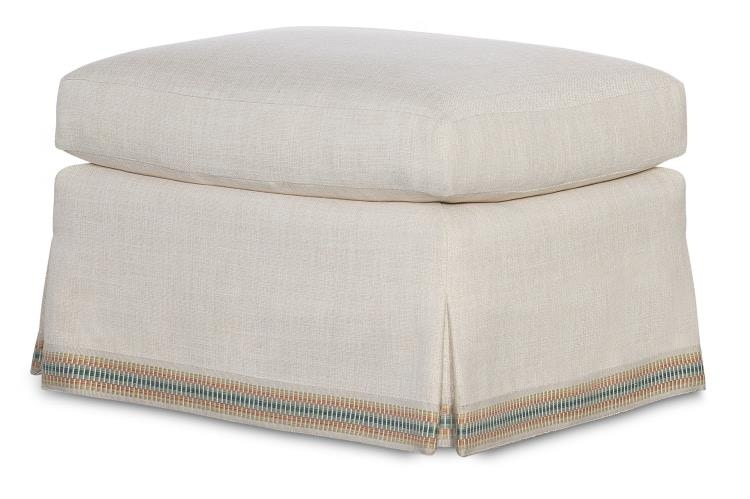 Highland House Abbott Skirted Ottoman 2628-27