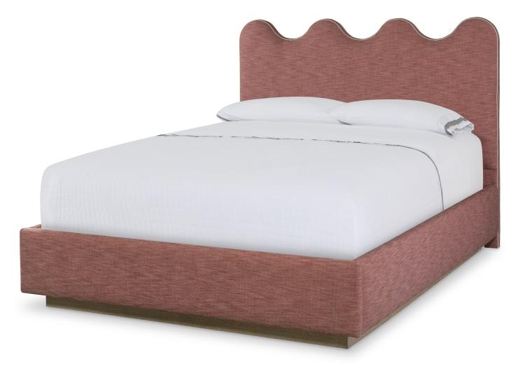 Highland House Margot Queen Low Upholstered Bed 