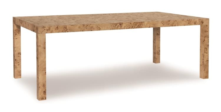Parsons Burl Dining Table HIHHH26114
