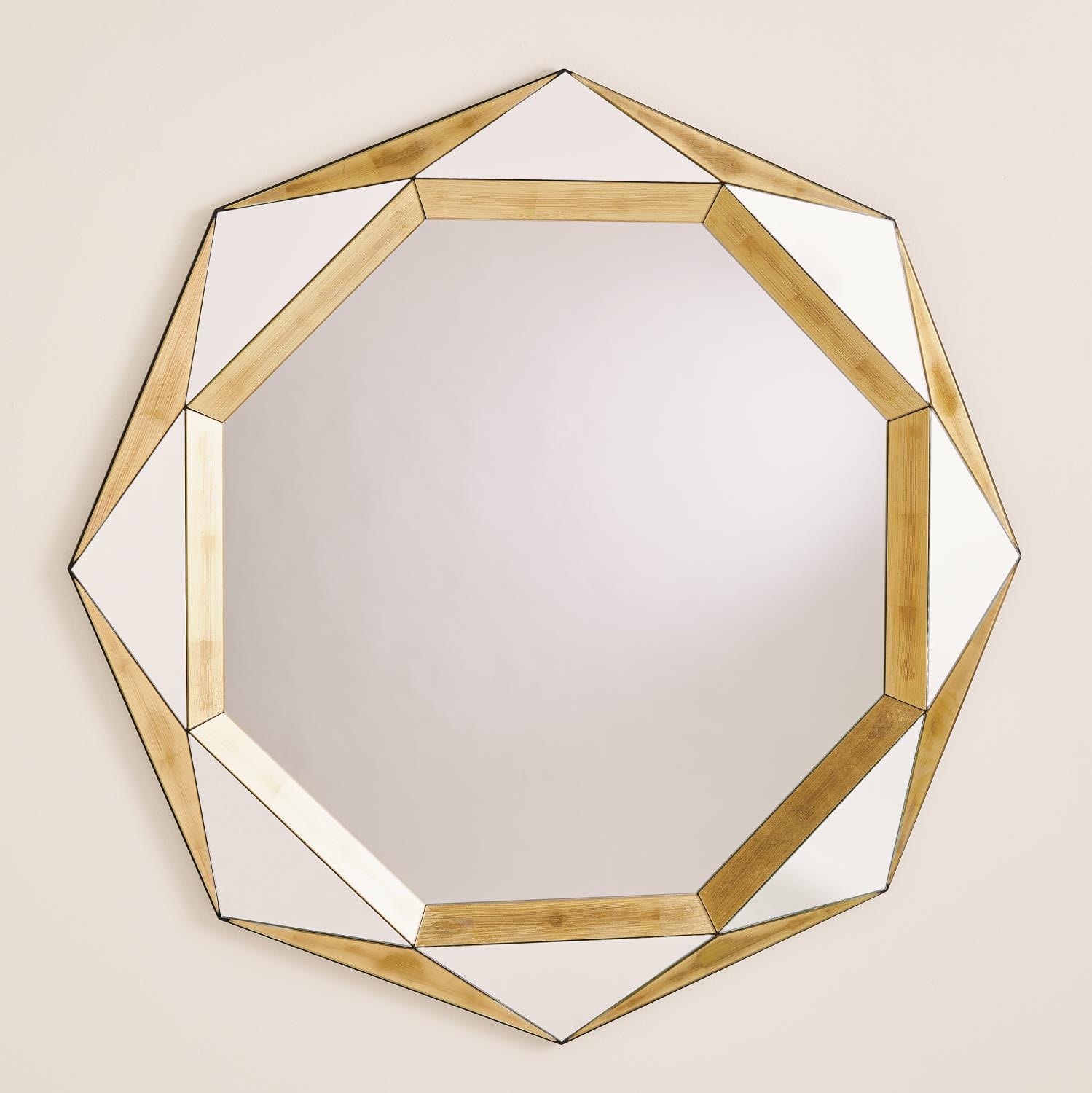 Global Views Madeleine Mirror-Gold Leaf JB8.80066