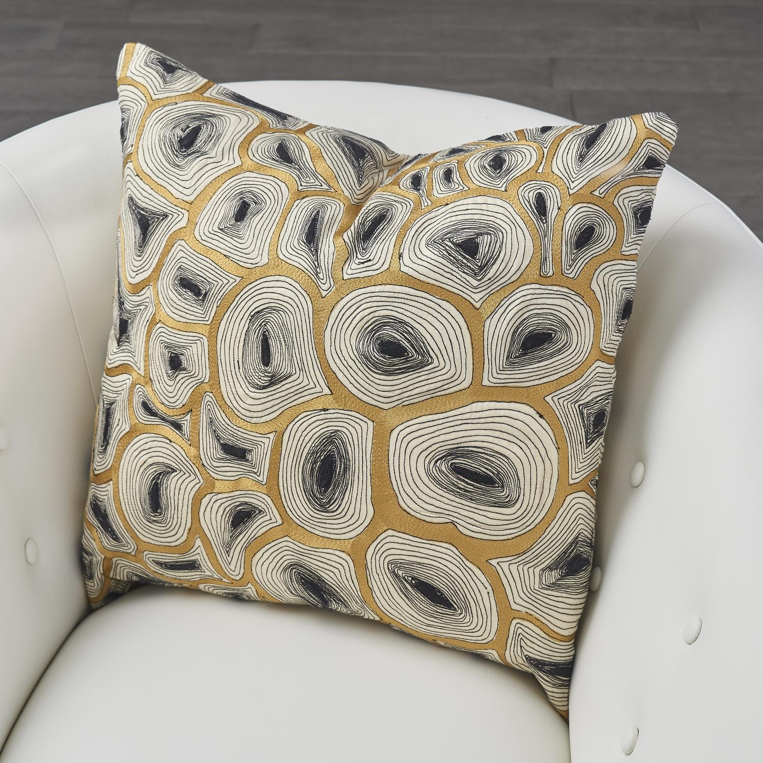 Dark gold hot sale pillows