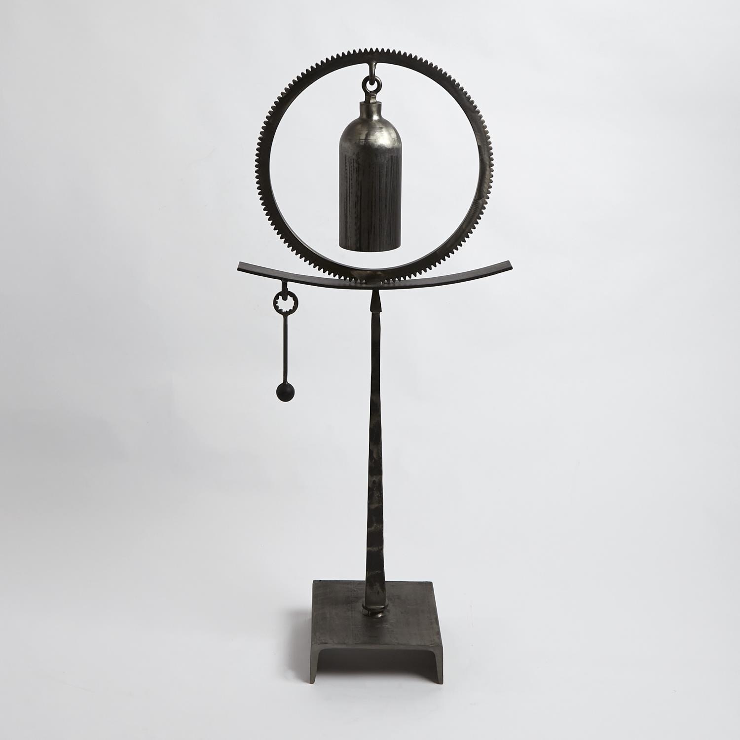 Global Views Taper Spring Sound Sculpture-Natural Iron EG7.90002