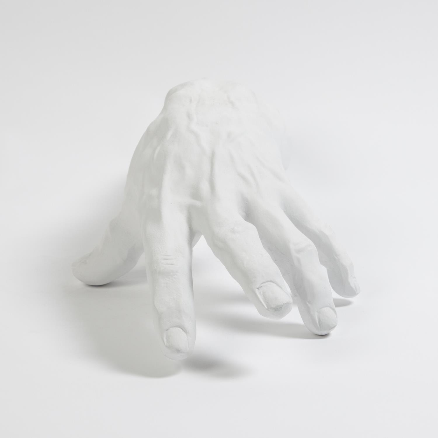 Global Views Hand Sculpture-Matte White WDSAC9002-GV