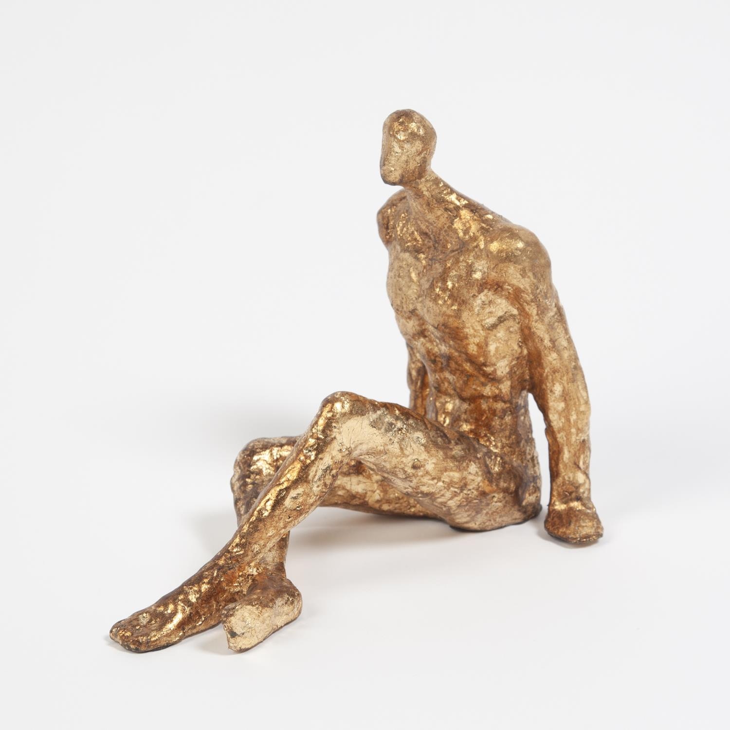 Global Views Sitting with Legs Crossed-Gold Leaf WDS8076-GV