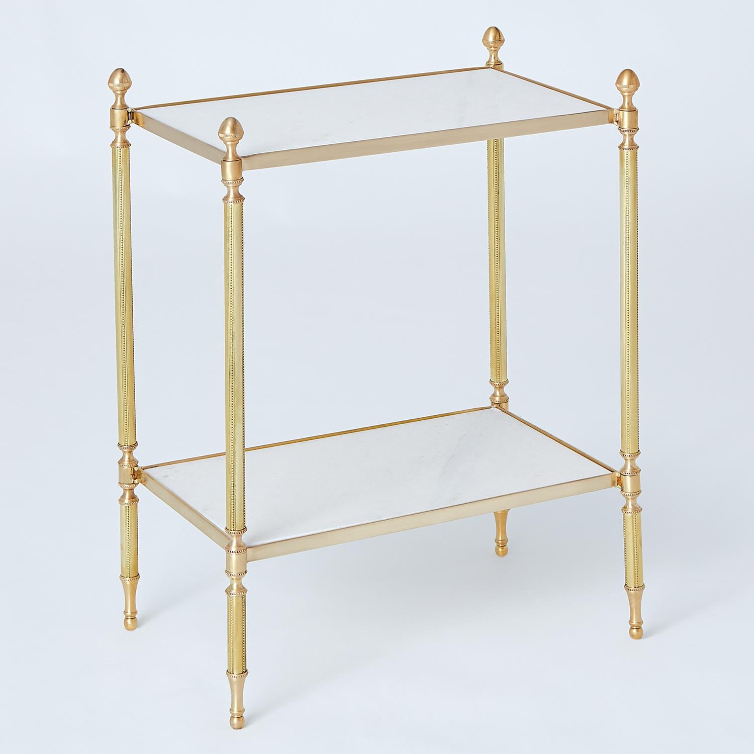 Global Views Acorn Side Table-Brass WDS8005-GV