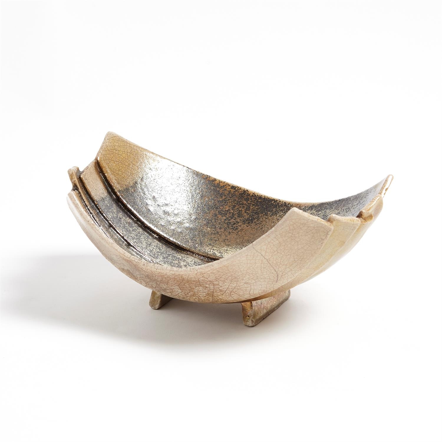  Strata Bowl-Raku 