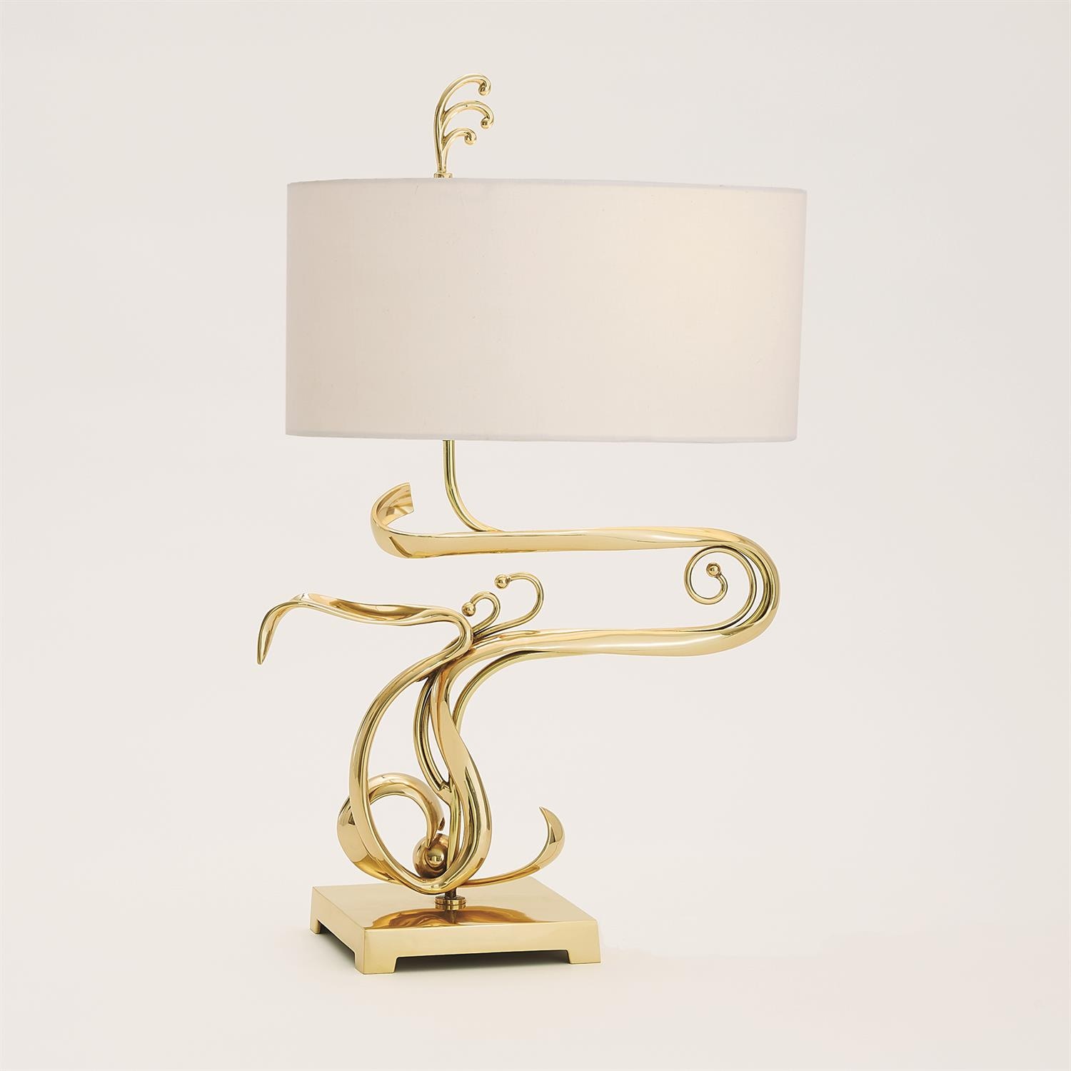 Global Views Fete Table Lamp-Brass 7.91190