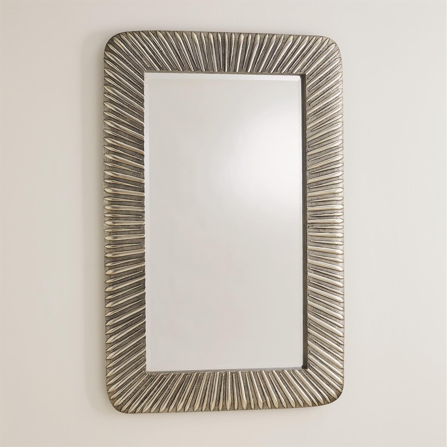 Global Views Valencia Mirror-Antique Nickel 7.91284